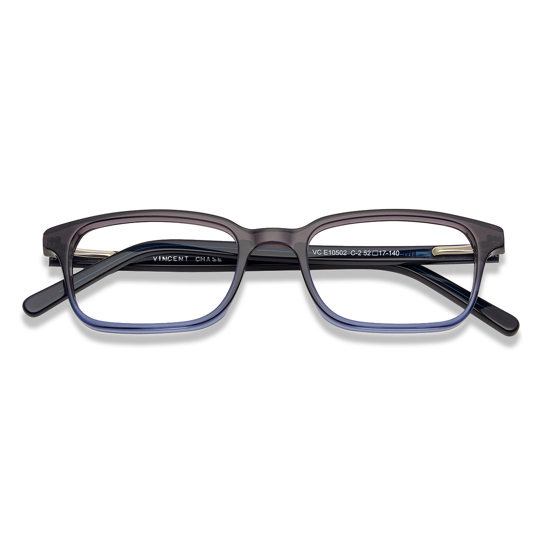 Vincent Chase Sky Blue Full Rim Rectangle right side
