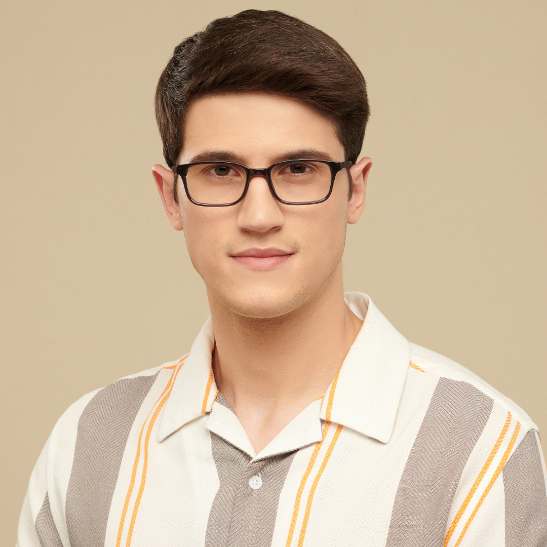 Vincent Chase Online Gray Transparent Full Rim Rectangle right side