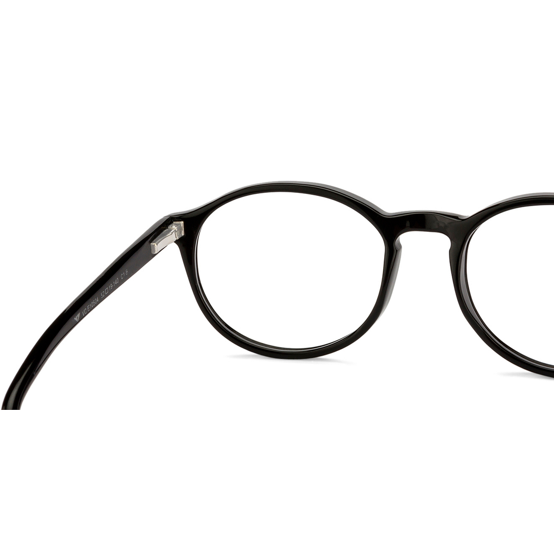 Vincent Chase Online Black Full Rim Round left side