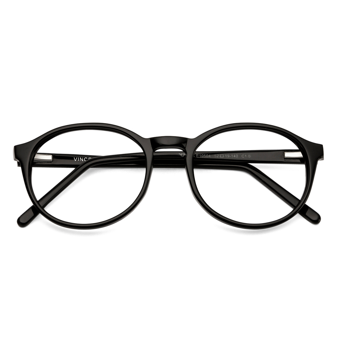 Vincent Chase Online Black Full Rim Round right side