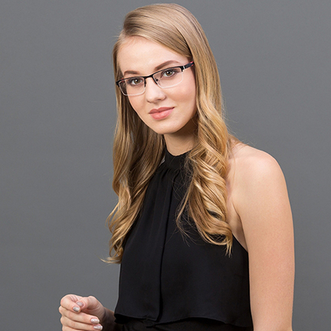 Lenskart Air Online Demi Half Rim Rectangle right side