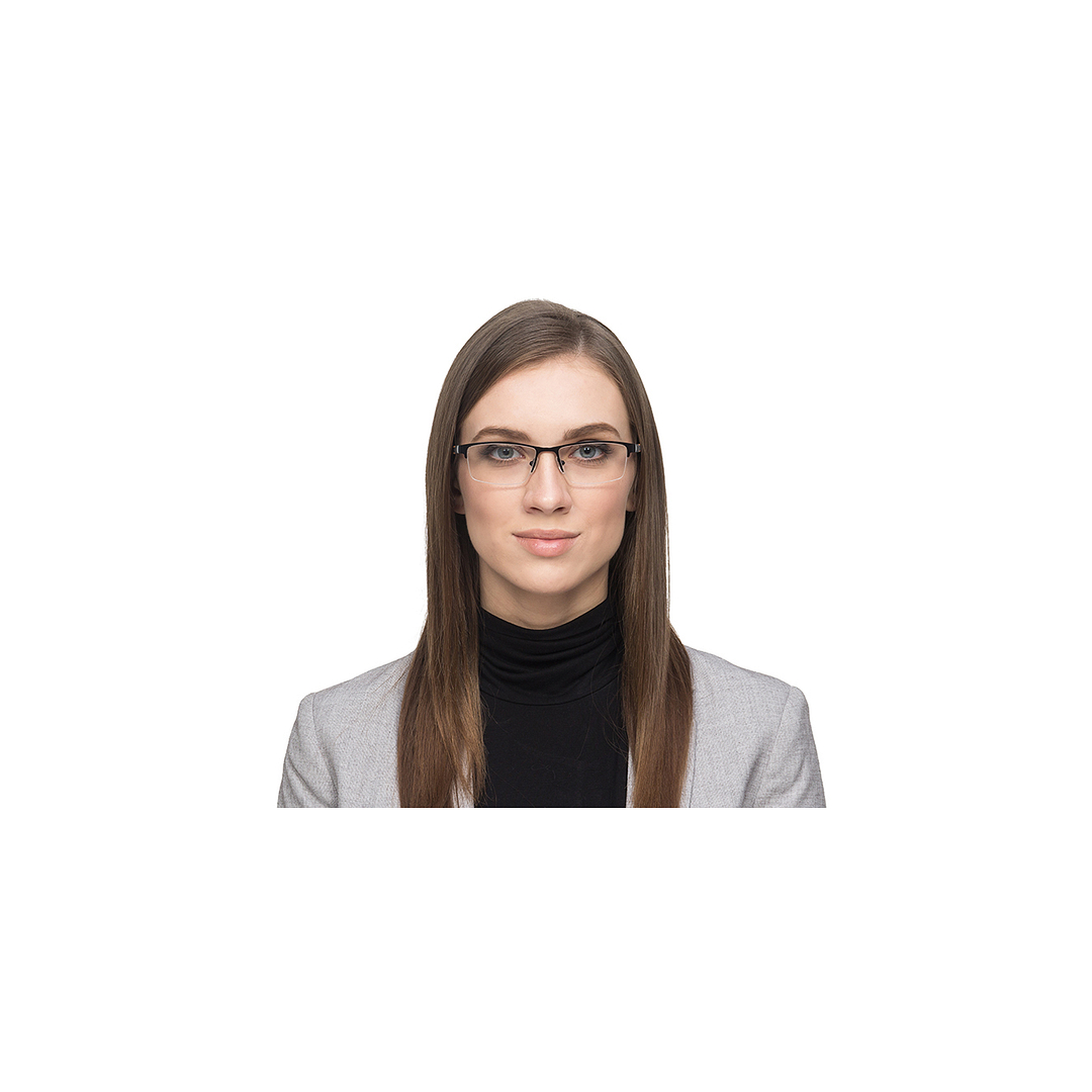 Lenskart Air Online Black Half Rim Rectangle right side
