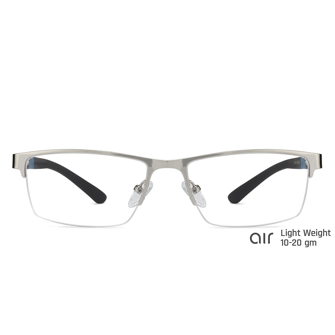 Lenskart Air Online Demi Half Rim Rectangle left side