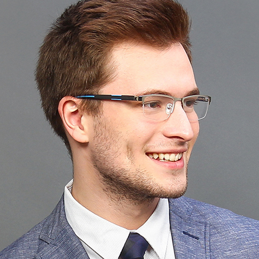 Lenskart Air Online Demi Half Rim Rectangle right side