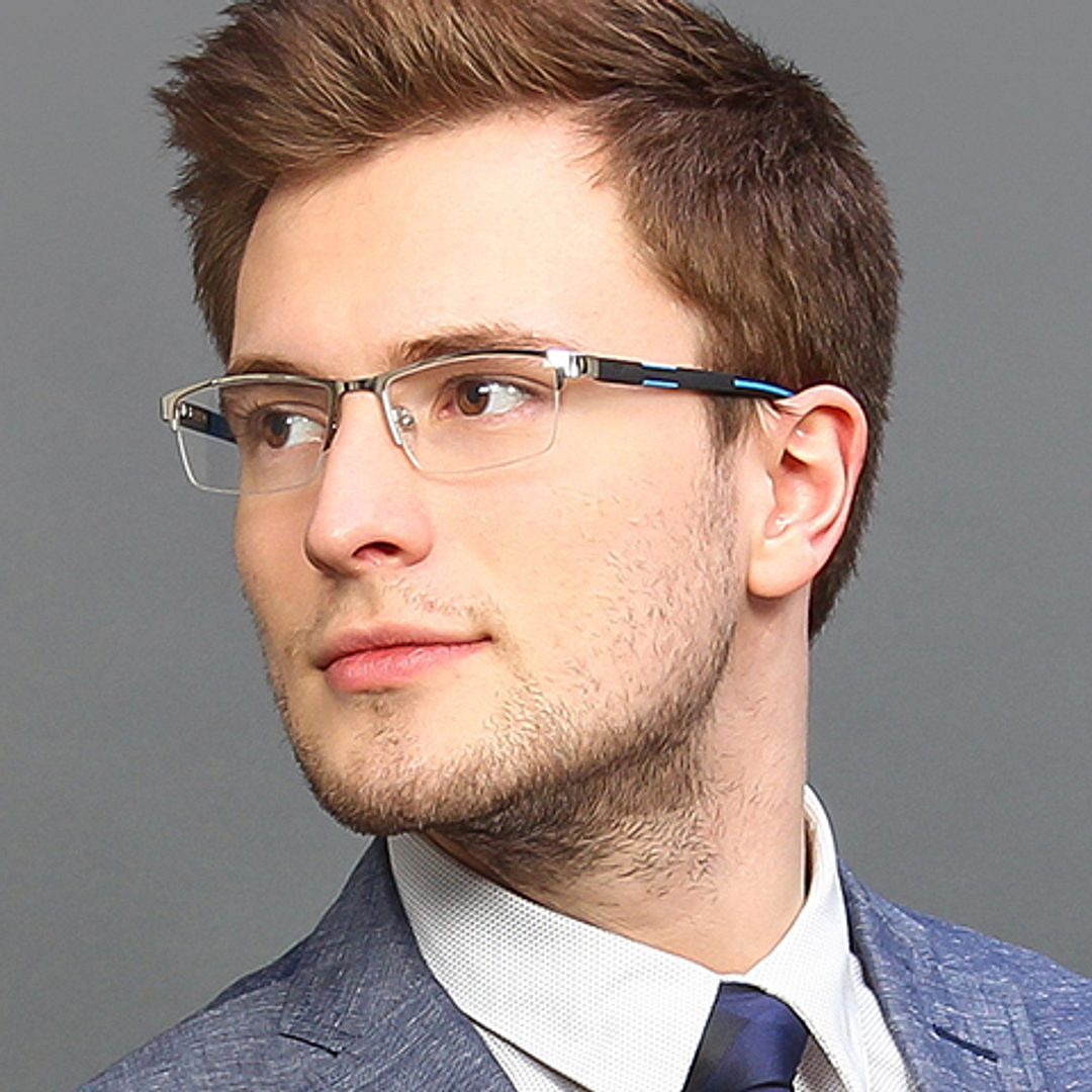 Lenskart Air Online Demi Half Rim Rectangle left side