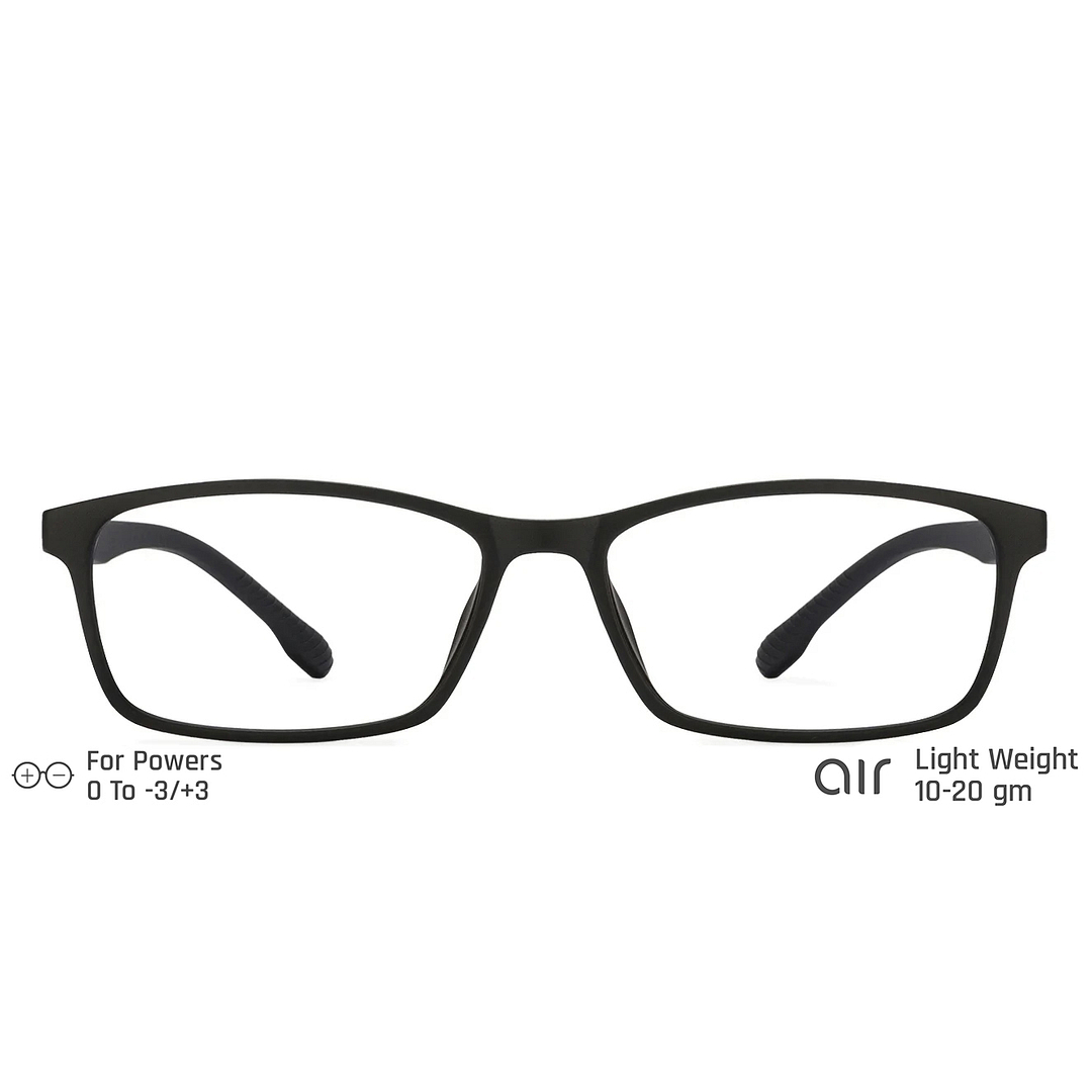 Lenskart Air Online Black Full Rim Rectangle left side