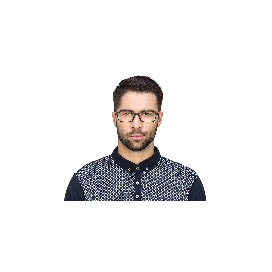 Lenskart Air Online Black Full Rim Rectangle left side