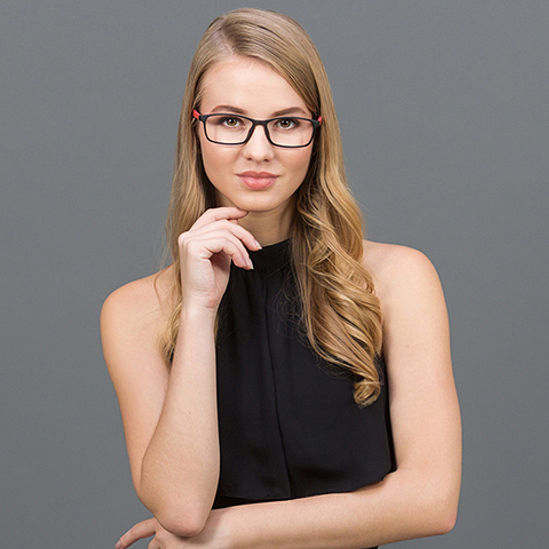 Lenskart Air Online Black Full Rim Rectangle left side