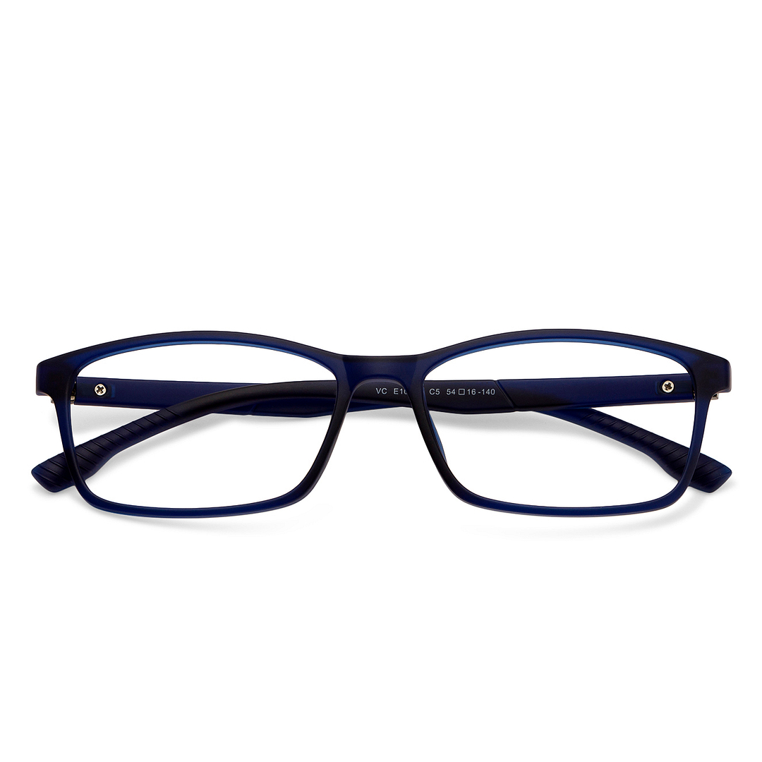 Lenskart Air Online Blue Transparent Full Rim Rectangle right side
