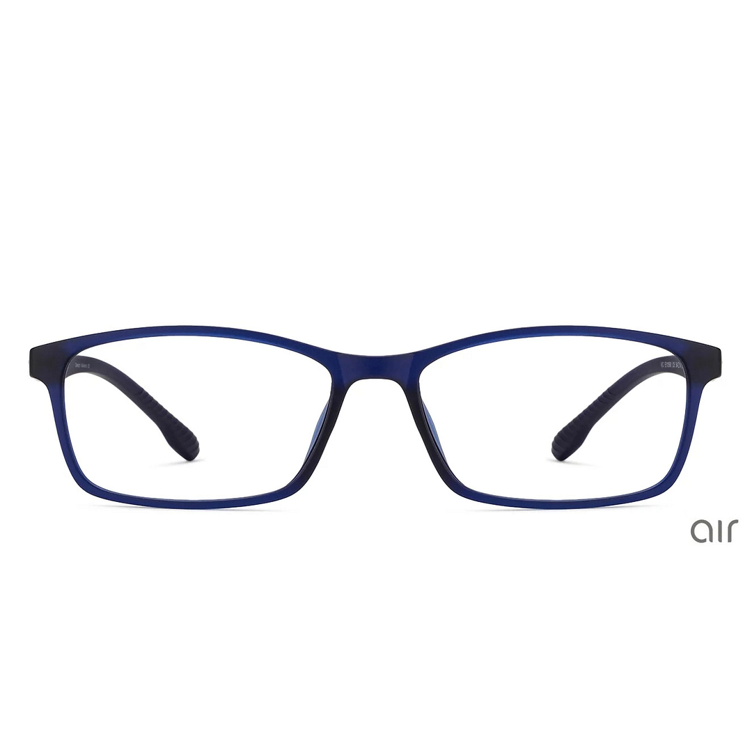 Lenskart Air Online Blue Transparent Full Rim Rectangle left side