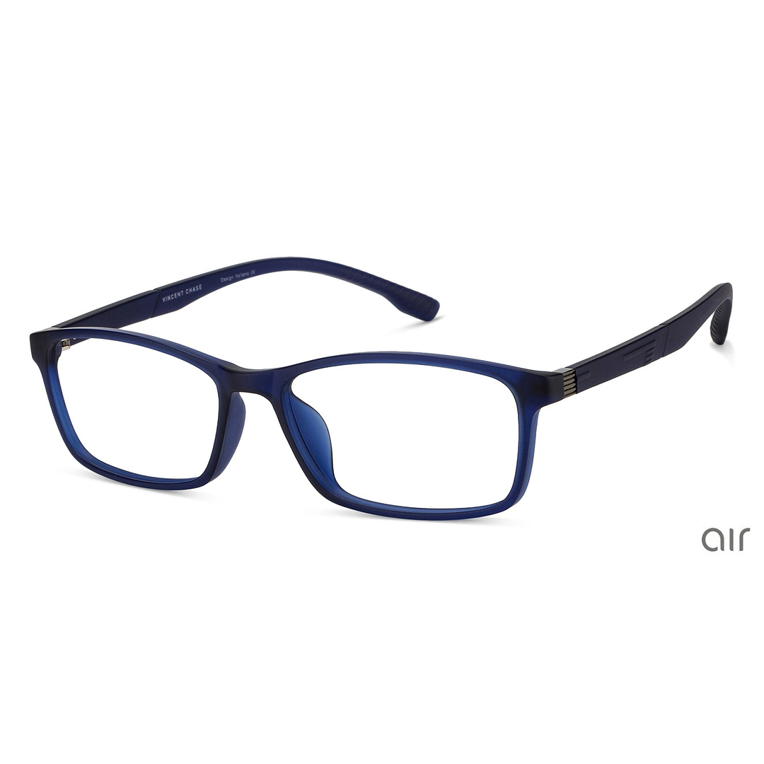 Lenskart Air Online Blue Transparent Full Rim Rectangle right side