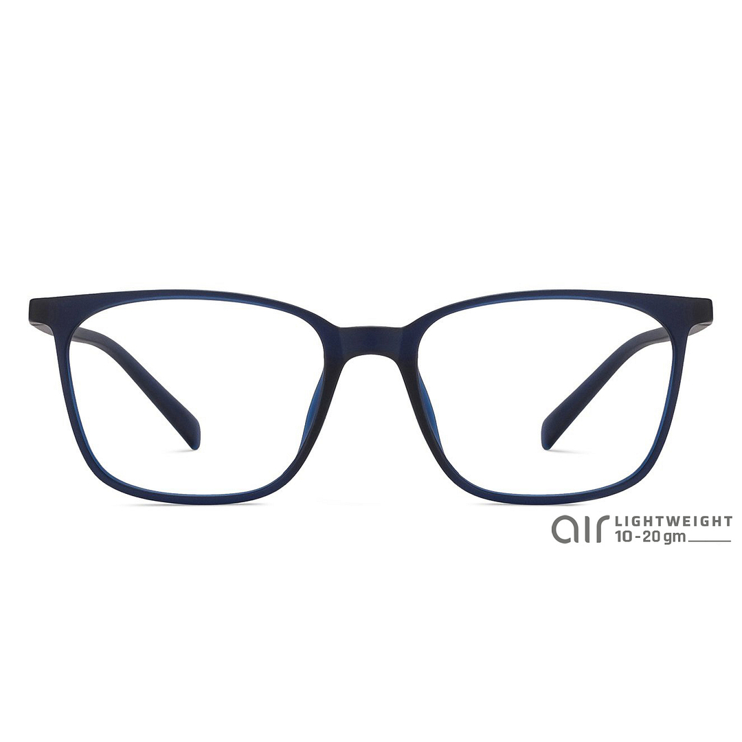 Lenskart Air Online Sky Blue Full Rim Rectangle left side