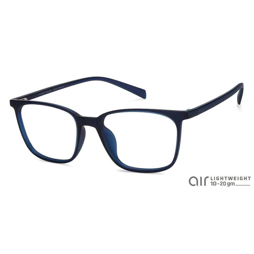 Lenskart Air Online Sky Blue Full Rim Rectangle right side