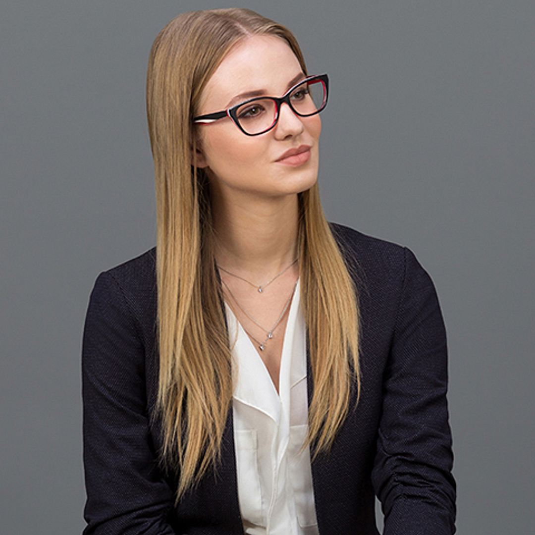 Vincent Chase Online Black Full Rim Cat Eye right side