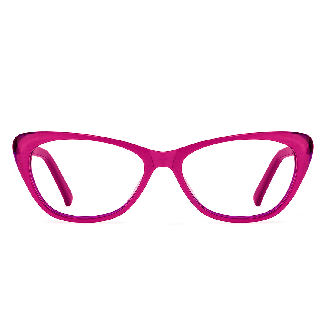 Vincent Chase Online Navy Blue Full Rim Cat Eye left side