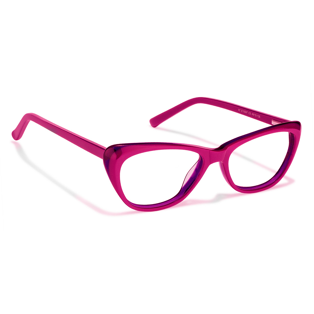 Vincent Chase Online Navy Blue Full Rim Cat Eye right side