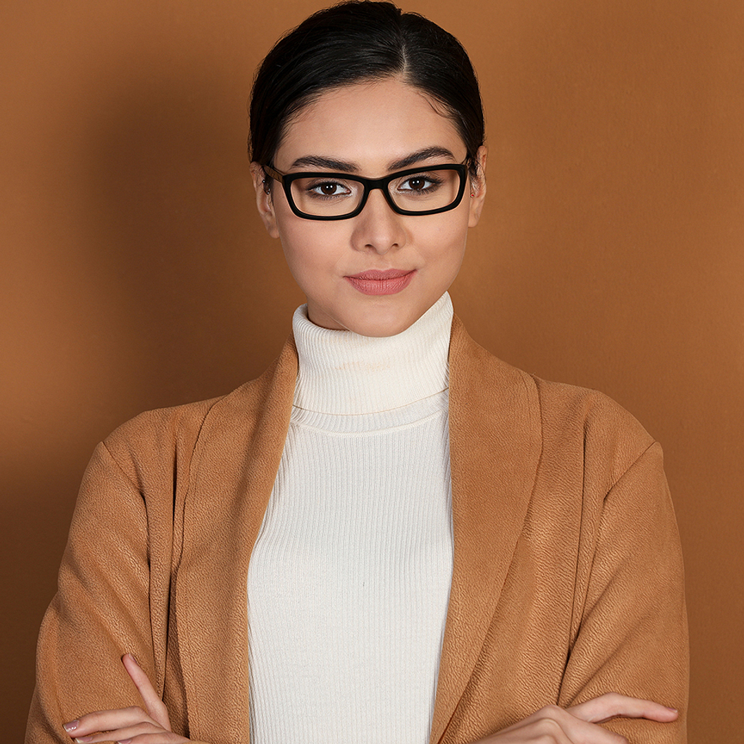 Vincent Chase Online Black Full Rim Rectangle left side