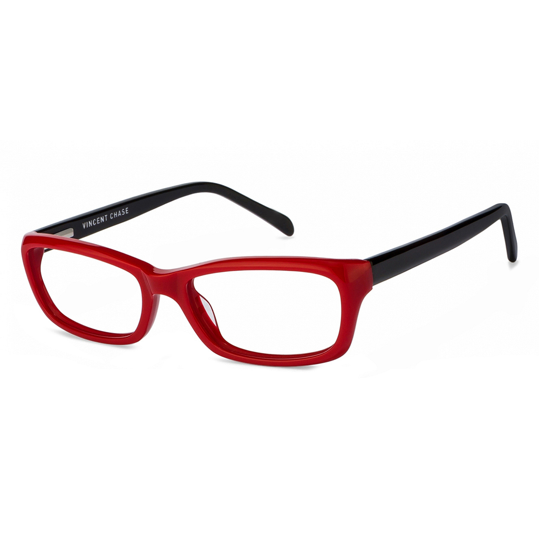 Vincent Chase Online Red Full Rim Rectangle left side