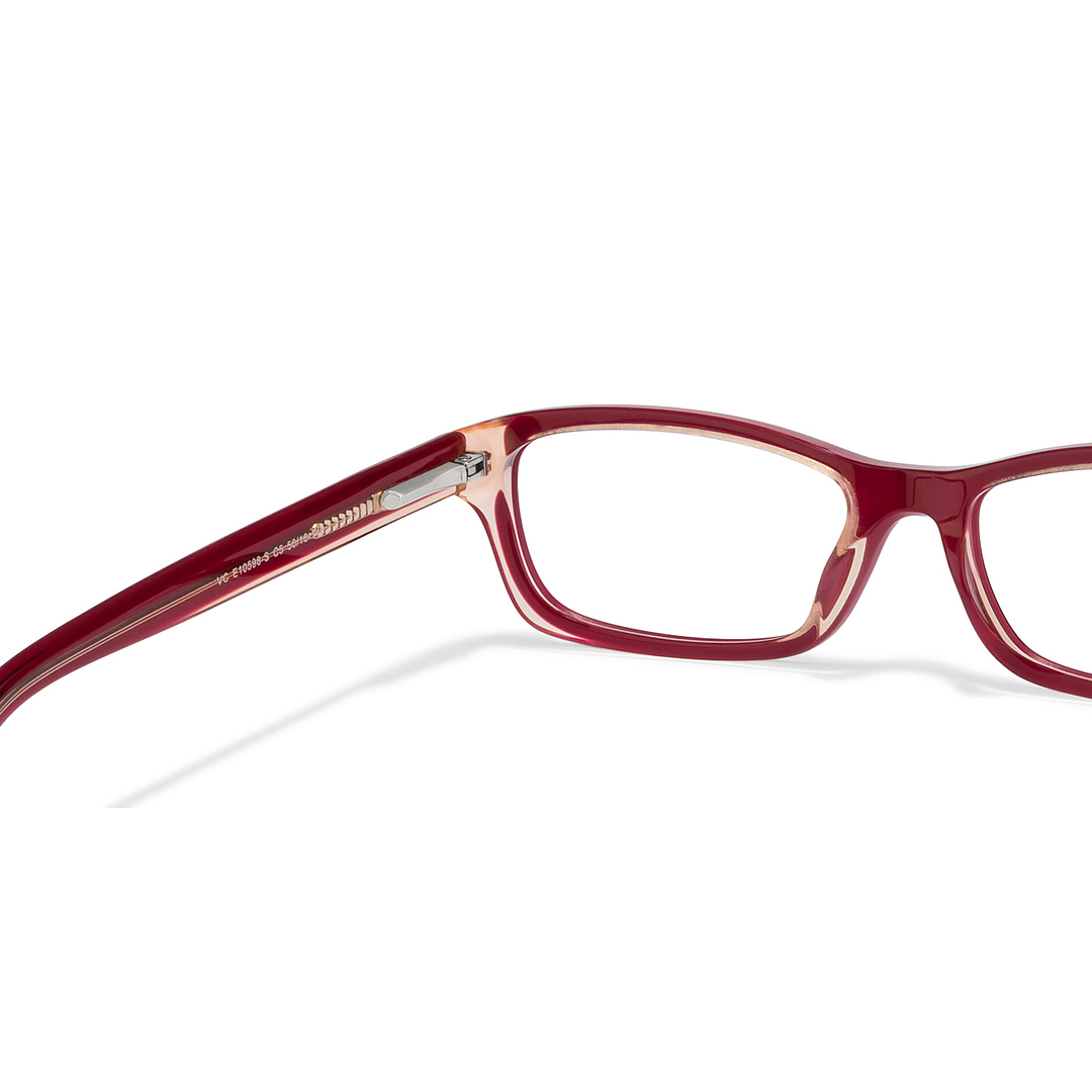 Vincent Chase Online Pink Transparent Full Rim Rectangle right side