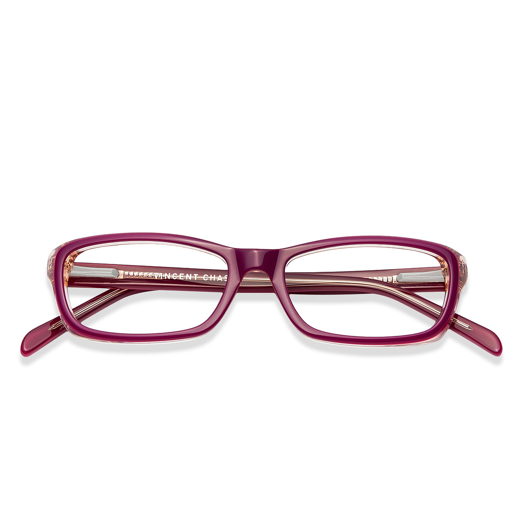 Vincent Chase Online Pink Transparent Full Rim Rectangle left side
