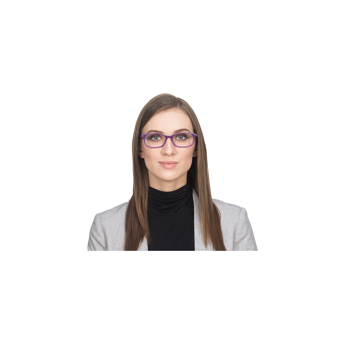 Vincent Chase Online Purple Transparent Full Rim Rectangle left side