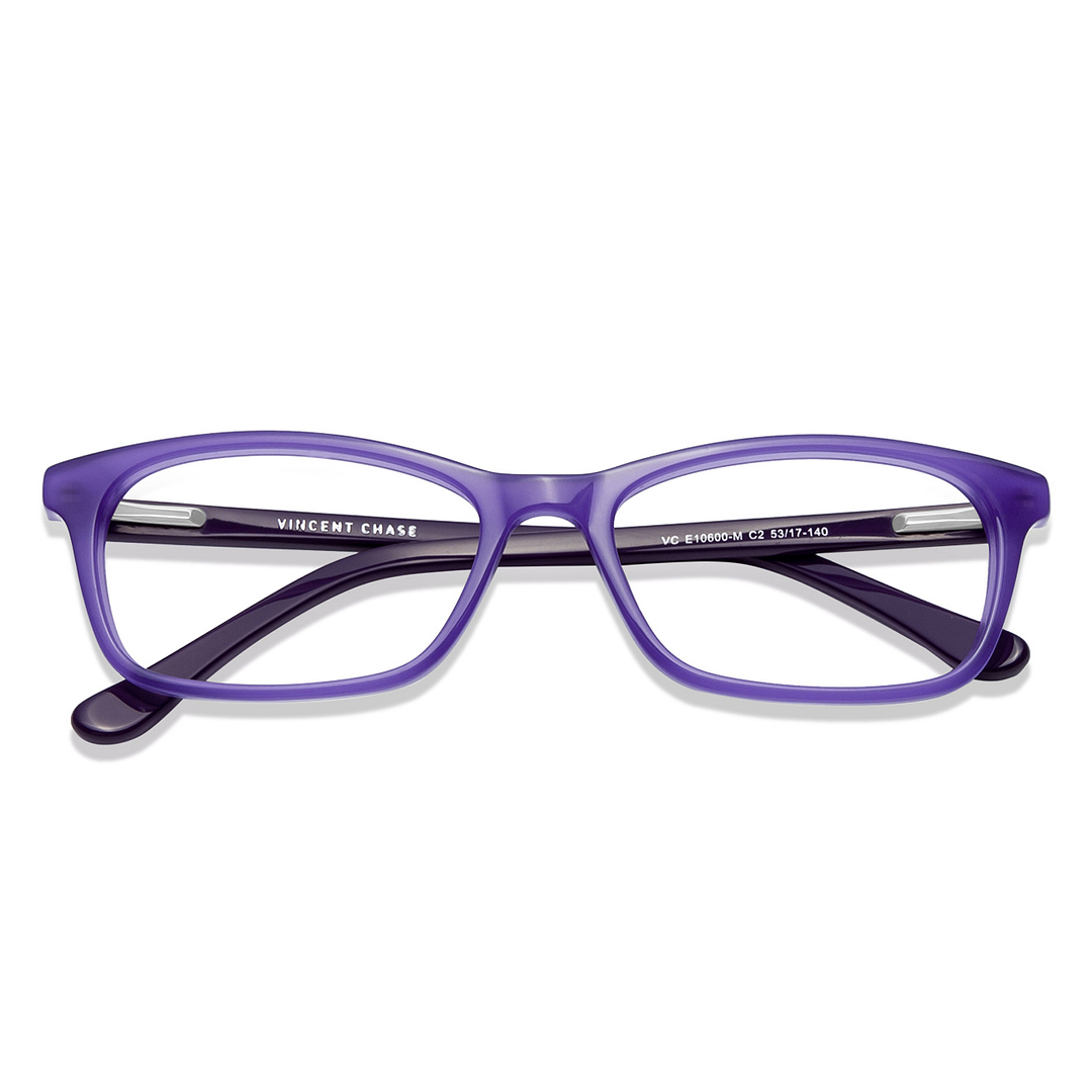 Vincent Chase Online Purple Transparent Full Rim Rectangle left side