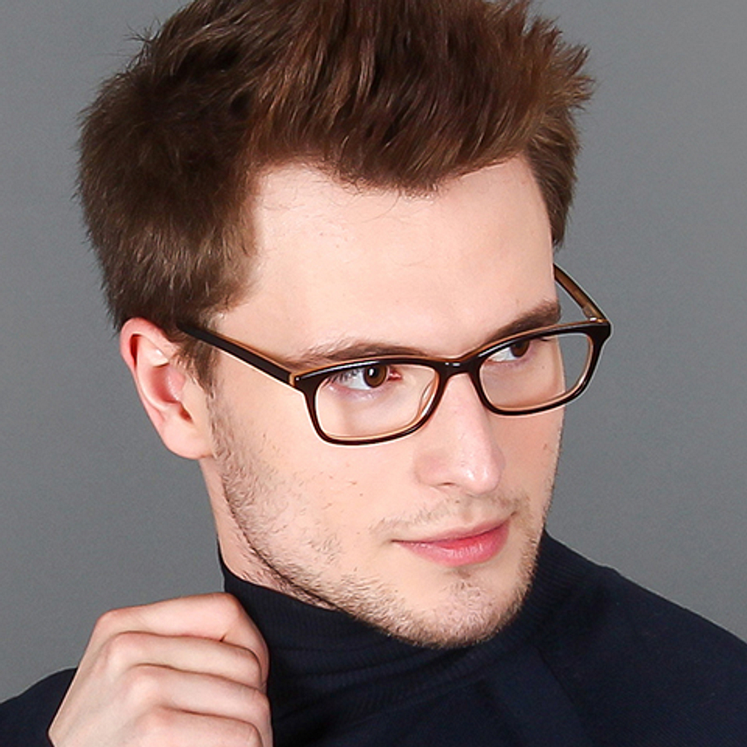 Vincent Chase Online Light Brown Full Rim Rectangle right side