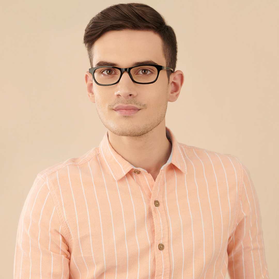 Vincent Chase Online Black Full Rim Rectangle right side