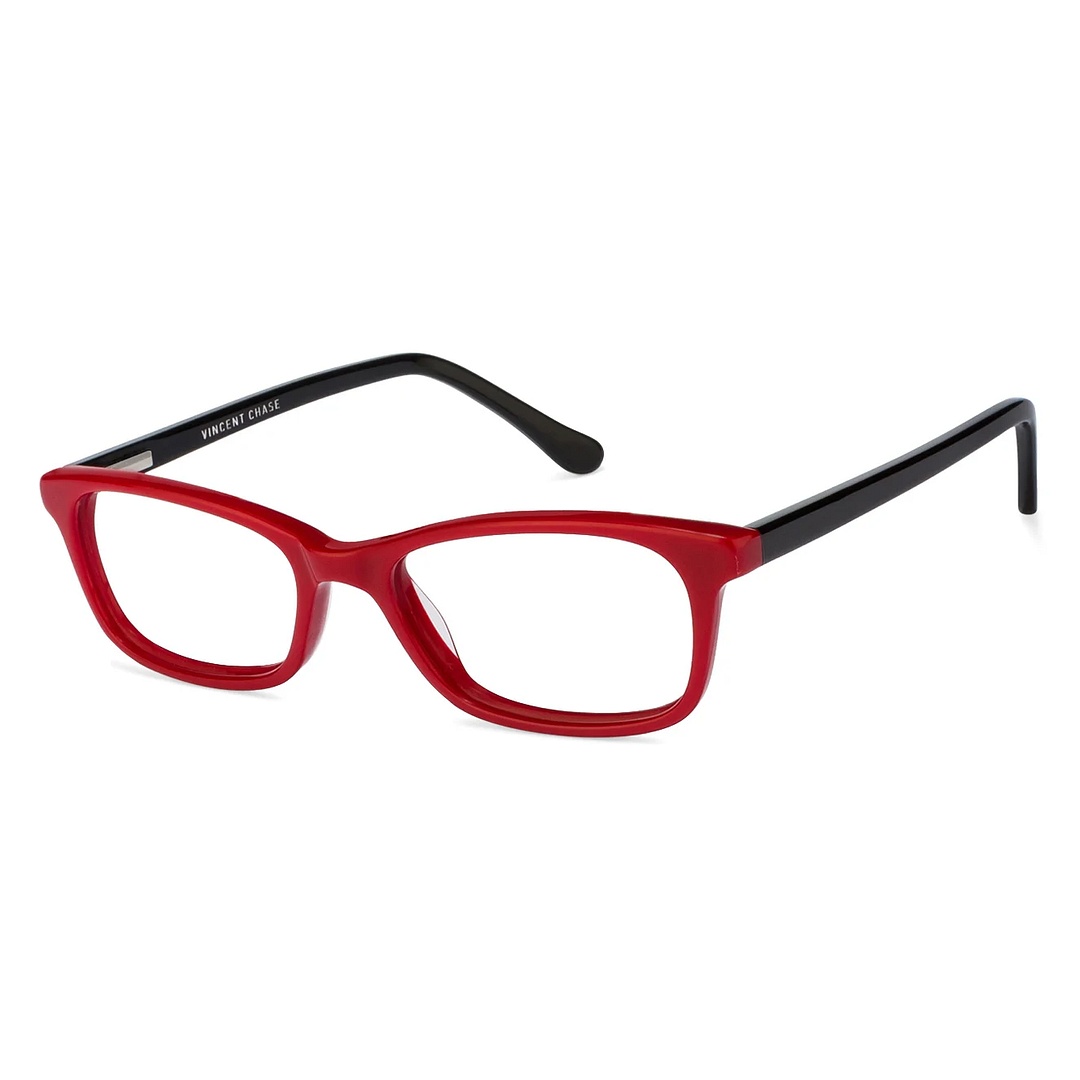 Vincent Chase Online Red Full Rim Rectangle left side