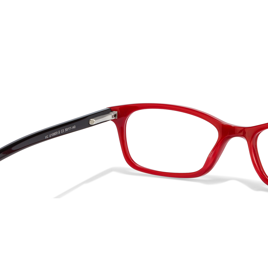Vincent Chase Online Red Full Rim Rectangle left side