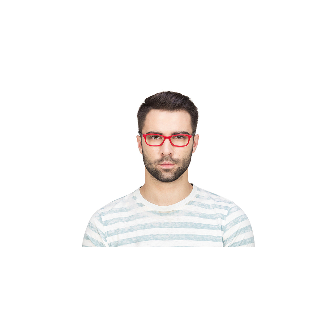 Vincent Chase Online Red Full Rim Rectangle left side
