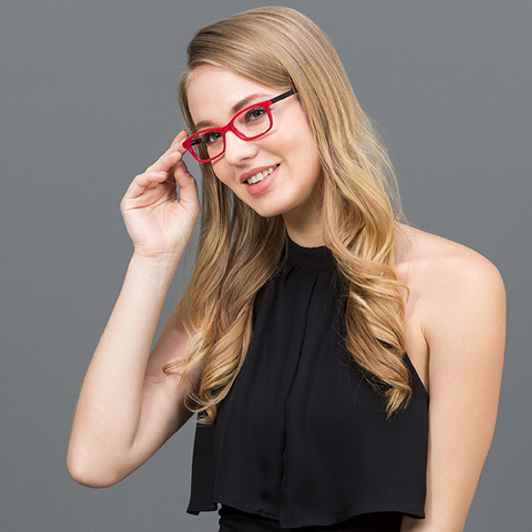 Vincent Chase Online Red Full Rim Rectangle right side