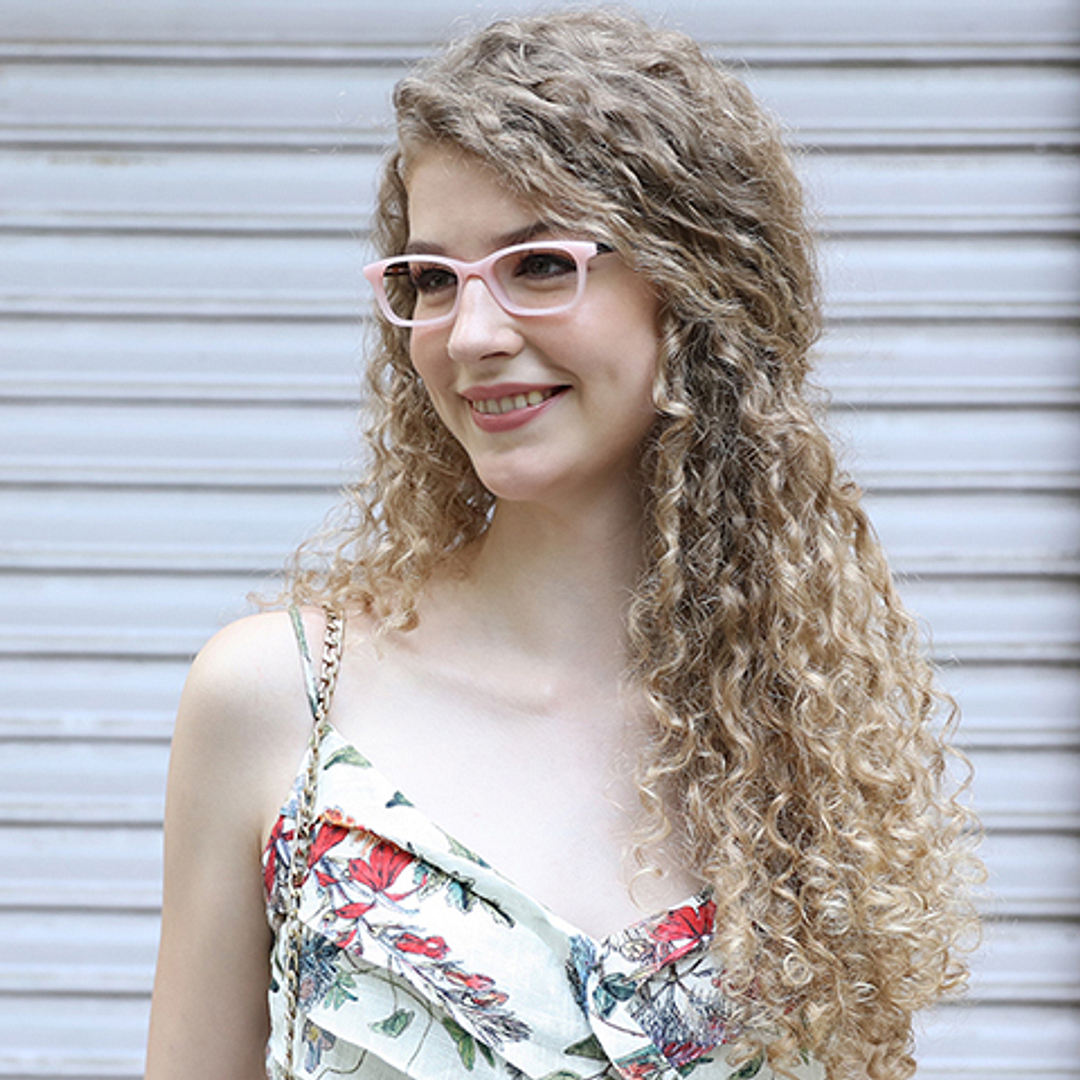 Vincent Chase Online Pink Full Rim Rectangle left side