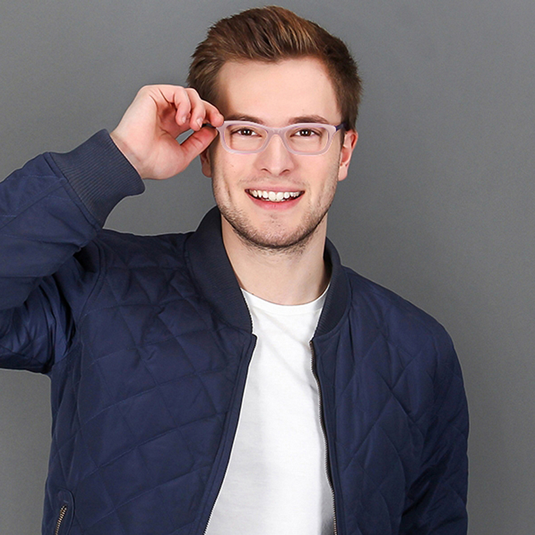 Vincent Chase Online Pink Full Rim Rectangle left side