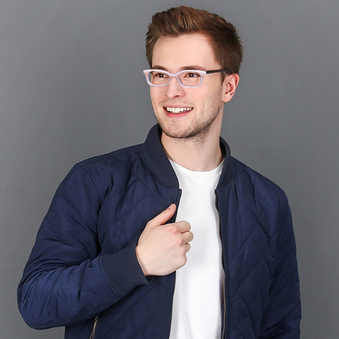 Vincent Chase Online Pink Full Rim Rectangle right side