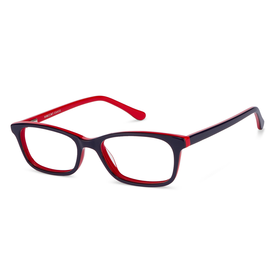 Vincent Chase Online Sky Blue Full Rim Rectangle left side