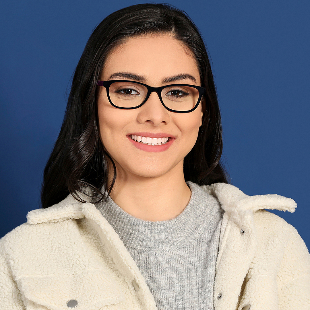 Vincent Chase Online Sky Blue Full Rim Cat Eye left side