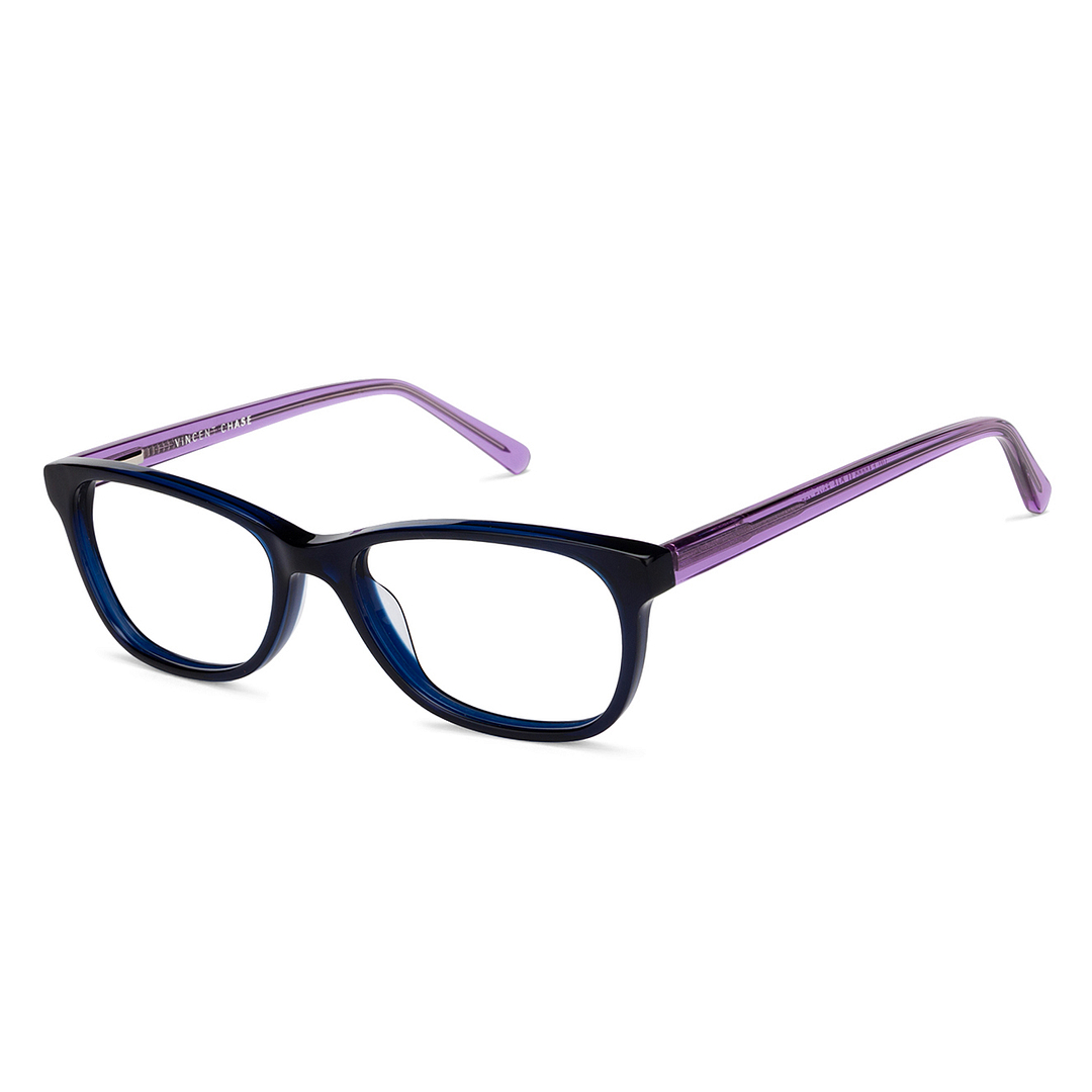 Vincent Chase Online Sky Blue Full Rim Cat Eye left side