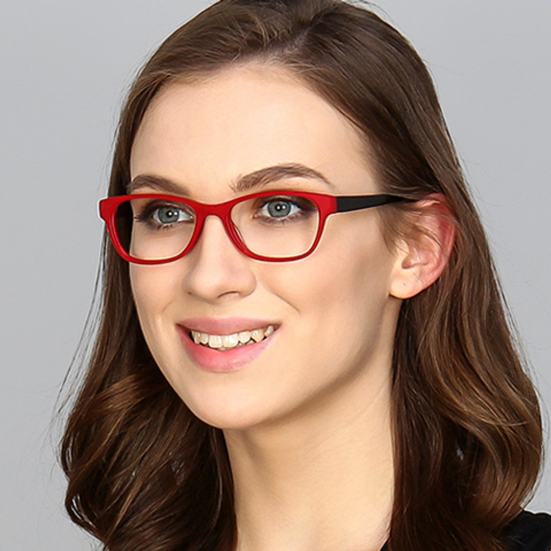 Vincent Chase Online Red Full Rim Cat Eye left side