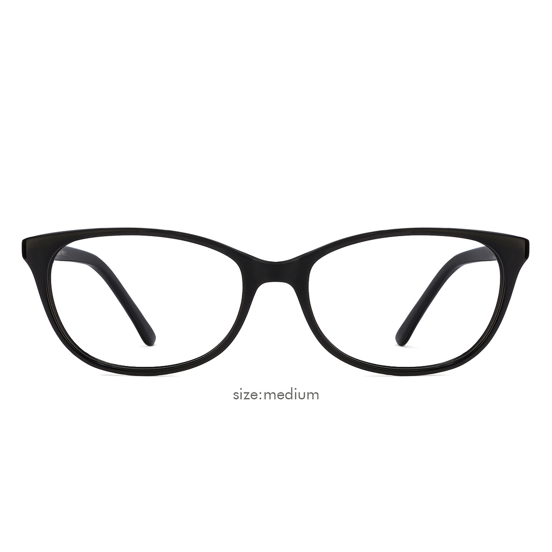 Vincent Chase Online Black Full Rim Cat Eye left side