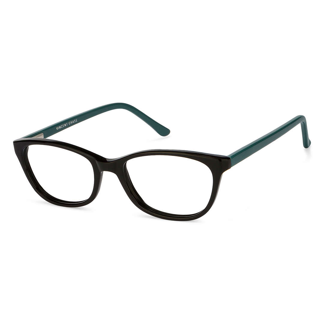 Vincent Chase Online Black Full Rim Cat Eye left side