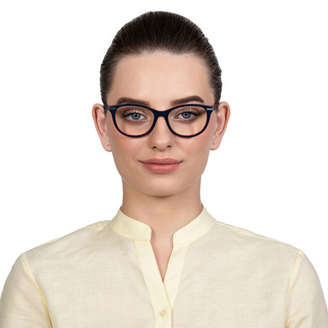 Vincent Chase Online Sky Blue Full Rim Cat Eye right side