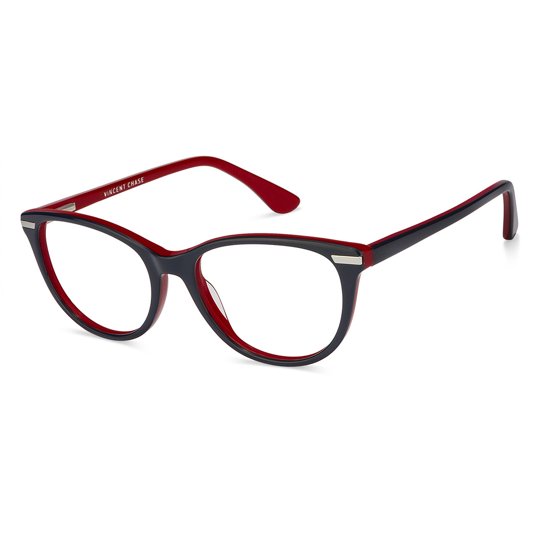 Vincent Chase Online Sky Blue Full Rim Cat Eye right side