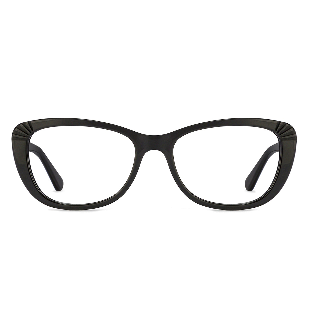 Vincent Chase Online Black Full Rim Cat Eye left side