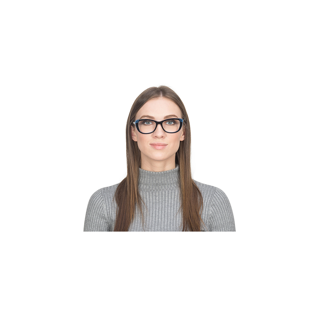 Vincent Chase Online Black Blue Full Rim Cat Eye right side