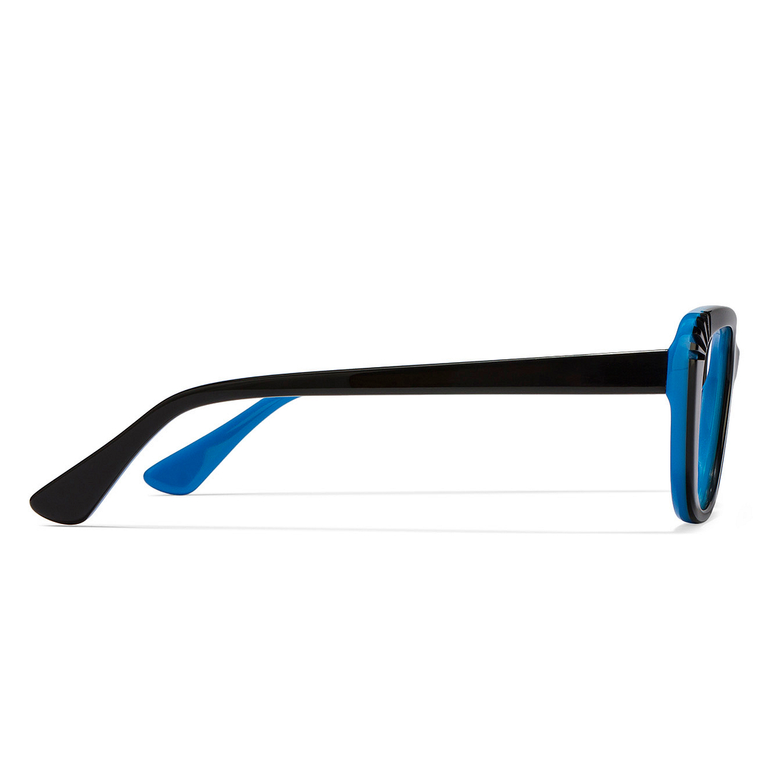 Vincent Chase Online Black Blue Full Rim Cat Eye left side