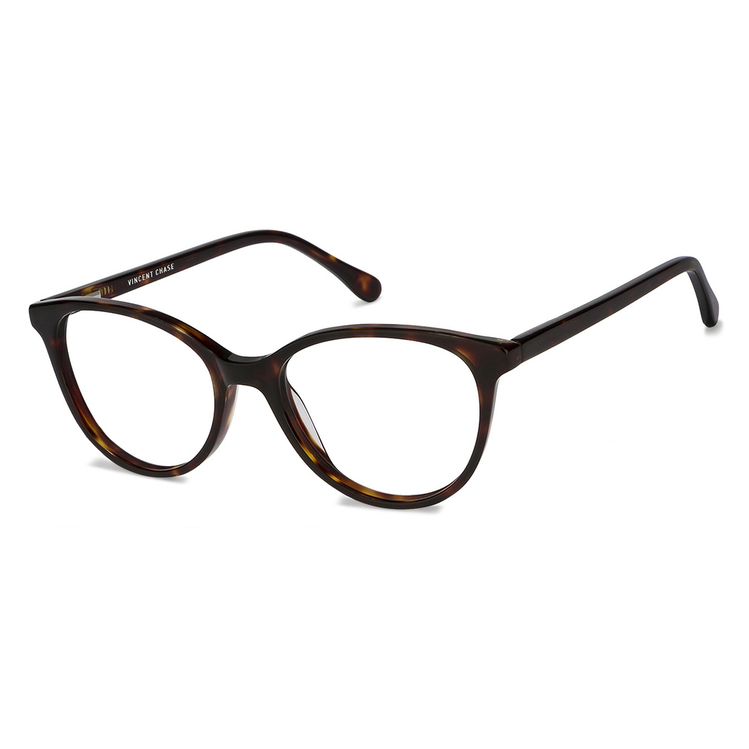 Vincent Chase Online Light Brown Full Rim Cat Eye right side