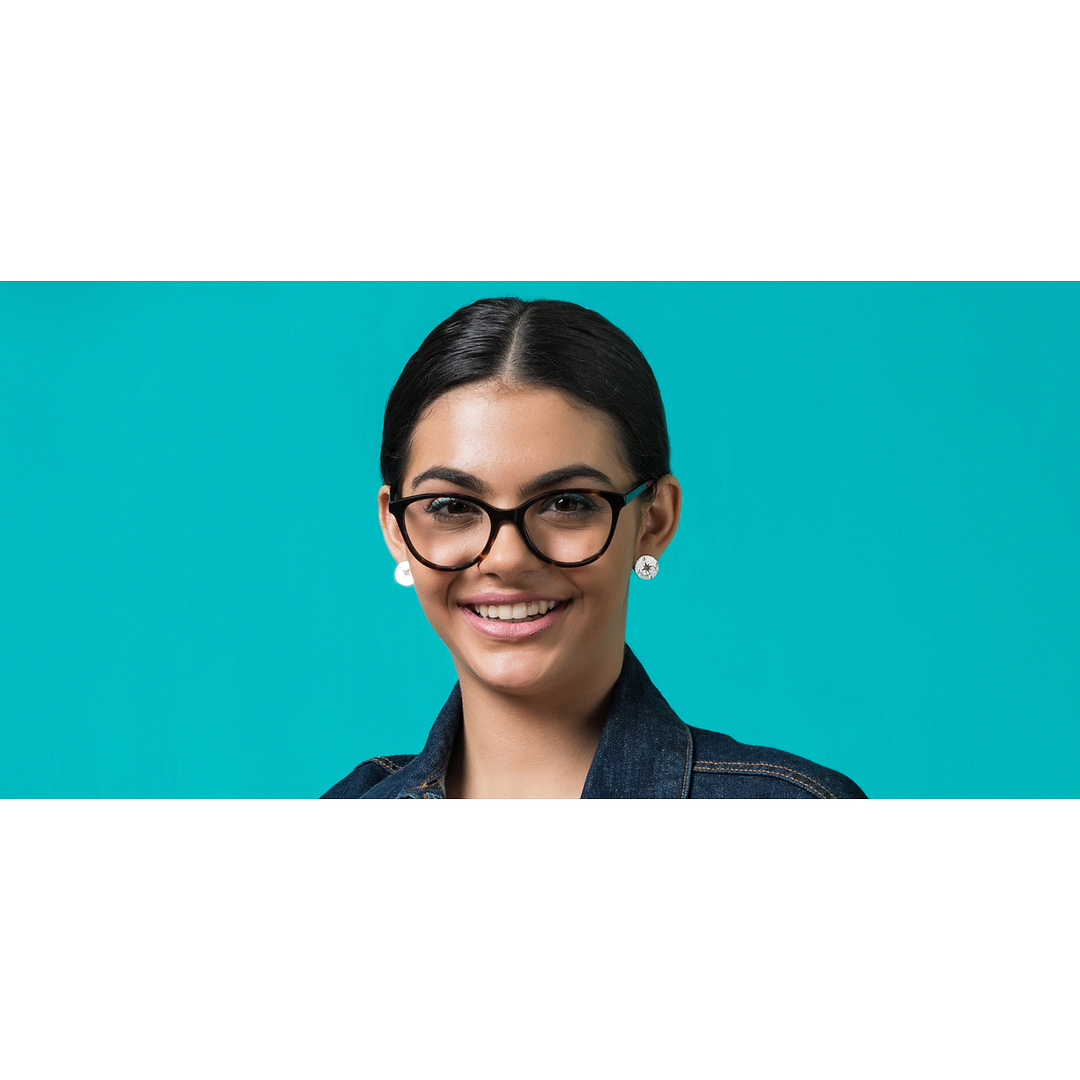 Vincent Chase Online Light Brown Full Rim Cat Eye left side