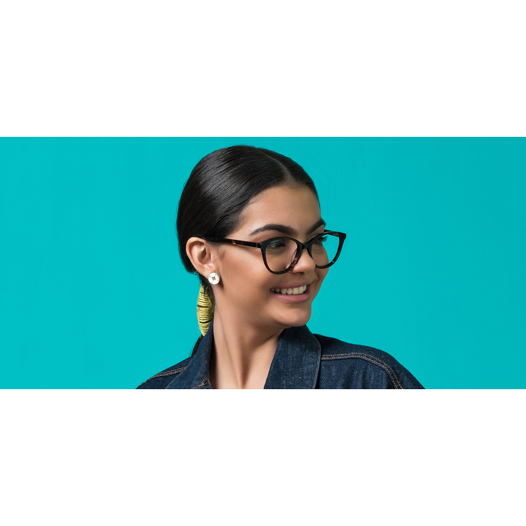 Vincent Chase Online Light Brown Full Rim Cat Eye right side