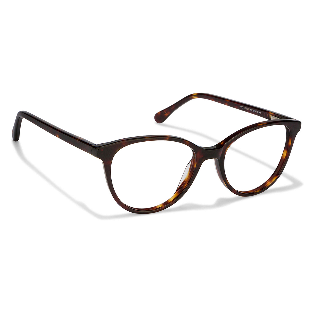 Vincent Chase Online Light Brown Full Rim Cat Eye left side